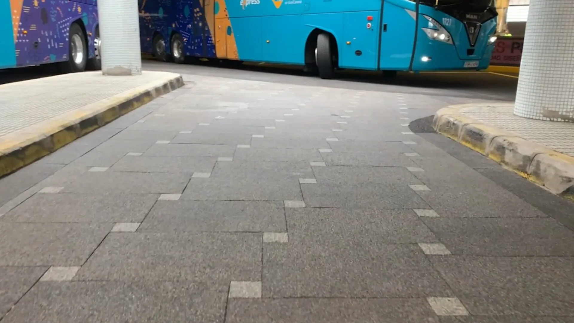 Zona de circulación con baldosa Zoruflex en San Telmo